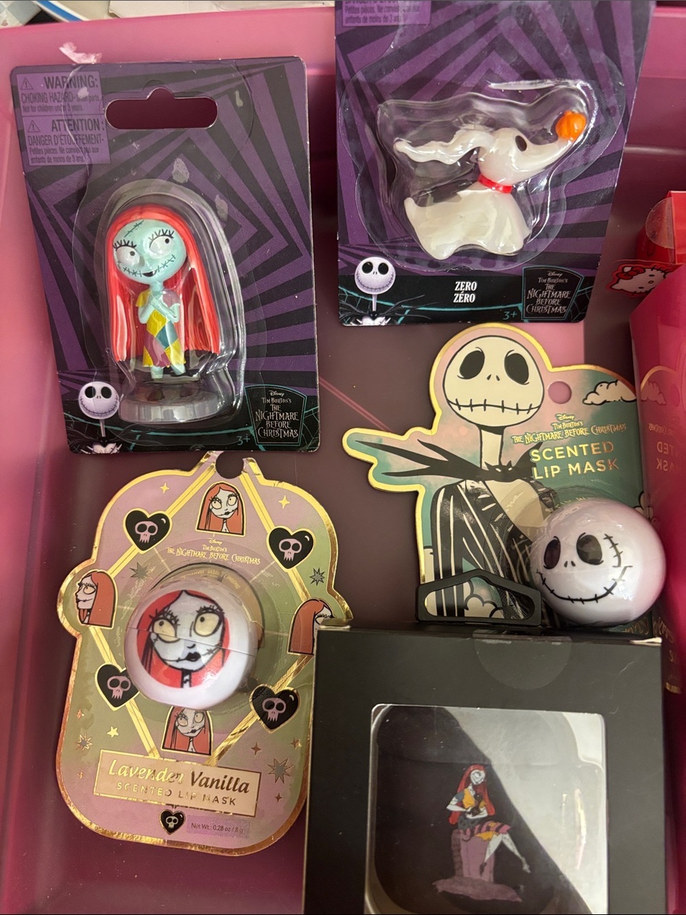 Disney NBC 5 PCS Bundle Lip Balm Figurines & AirPod Case